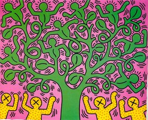 K. Haring, L’albero della vita (1985).