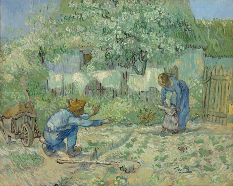 V. van Gogh, Primi passi (1890).